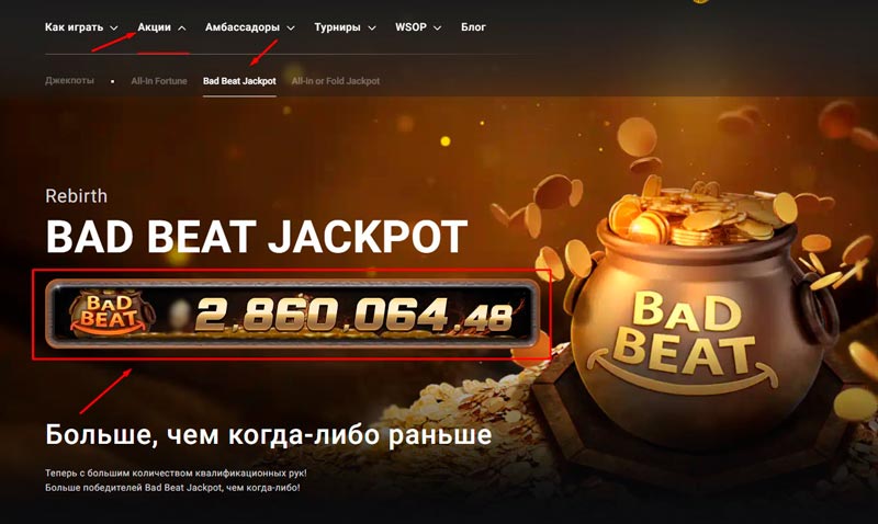 Бэдбит-джекпот